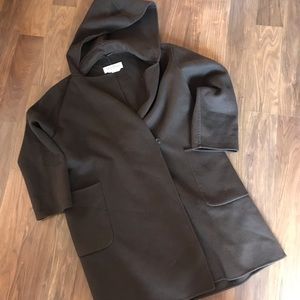 MaxMara 100% cashmere hooded coat